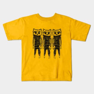 Three Raccoons Kids T-Shirt